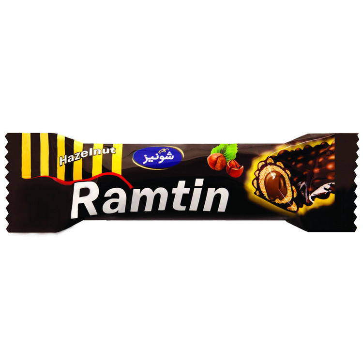 شکلات رامتین فندقی شونیز - 19 گرم بسته 24 عددی