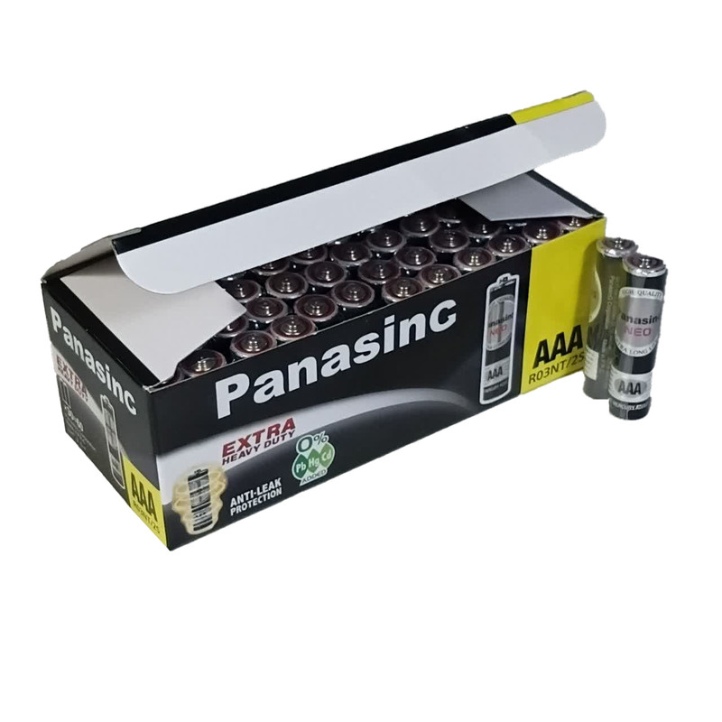 باتری نیم قلمی پاناسیک مدل extra heavy duty بسته ۶۰ عددی